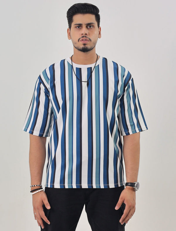 Flow Stripe Tee - Firangi Kapra