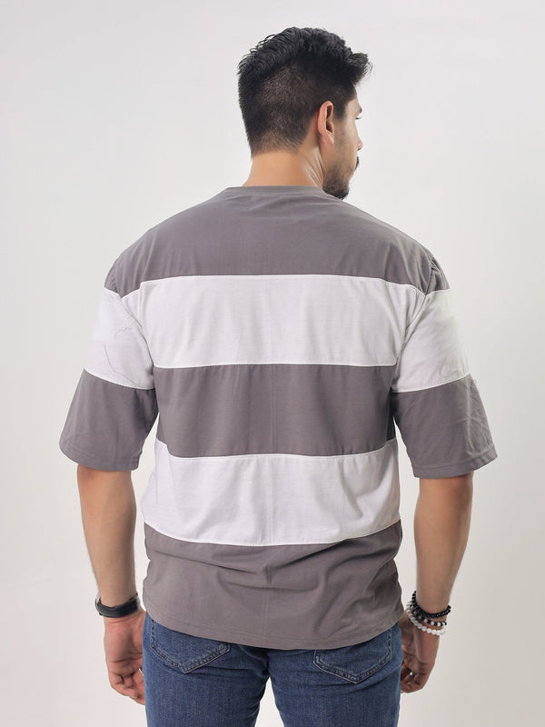 Split Panel Tee - Firangi Kapra