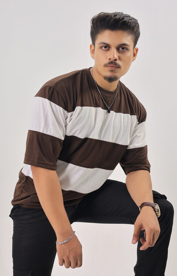 Split Panel Tee - Firangi Kapra